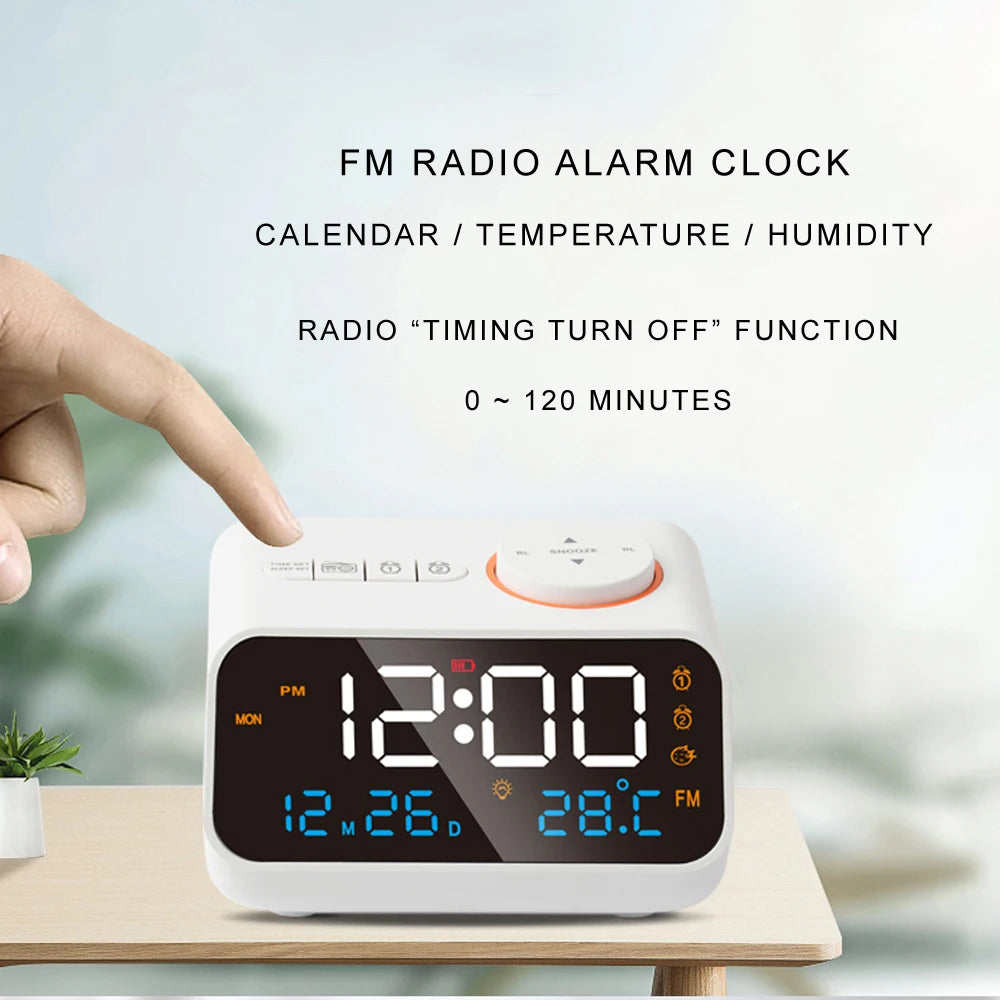 Radio Réveil FM LED