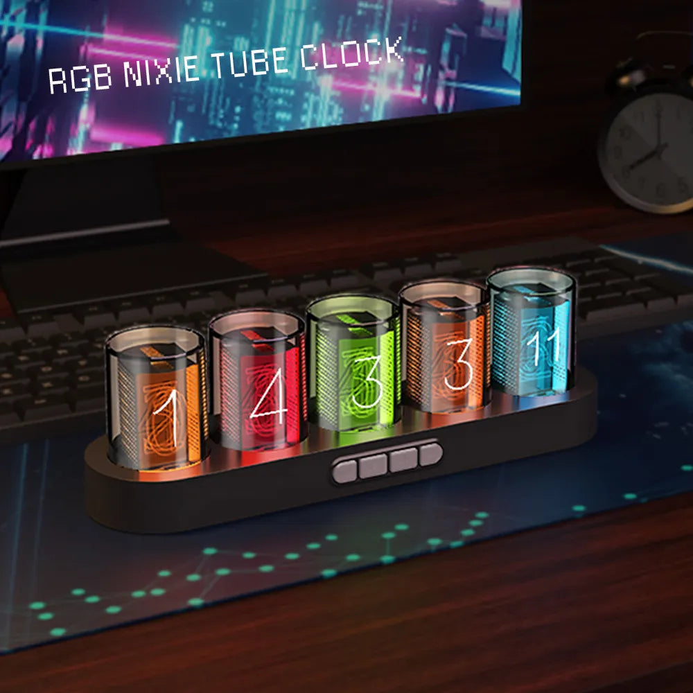 Nixie RGB Design Kello